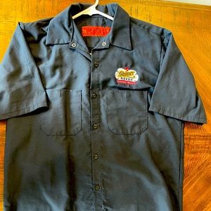 Shiner beer button down